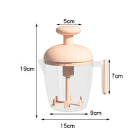 Manual Egg Beater with Cup Ergonomic Mixer Food-Grade for Home Bakers