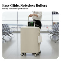 Hardside hand luggage Hard Exterior Design Ribbed Hardside for Students