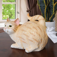 What On Earth Simulated Cat Napkin Holder, Luxury Desktop Ornament