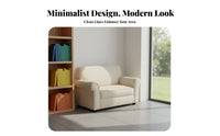 Upholstered Mini Armchair Minimalist and design children's Furniture Comfortable Seating soft Texture for Living Room