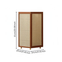 Rattan Umbrella Stand Compact Home Storage Entryway