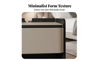 Nightstand with Storage Light Luxury design 2-Drawer Bedside Cabinet for partners