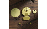 Bag Lock Antique Gold Purse Lock Round for Briefcases, Hobbyists