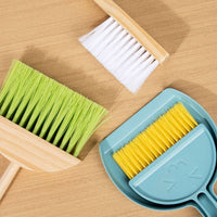 Wooden Pretend Cleaning Set for Kids Early Learning Broom and Mop Toy