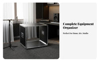 Open Frame Amplifier Rack Simple Design Audio Cabinet robustDuty for Living Room