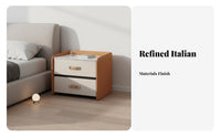 2-Drawer Nightstand Modern Design 2-Drawer Storage Cabinet Long-Lasting And