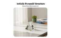 Crystal Pyramid High Clearness Clear Crystal Pyramid Spectral Effect Four-Sided Photography Spectral Disperser for Physics Students