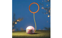 Foot-Swing Skip Ball Illuminated Skip Ball with Hoop Flexible for Night-Time
