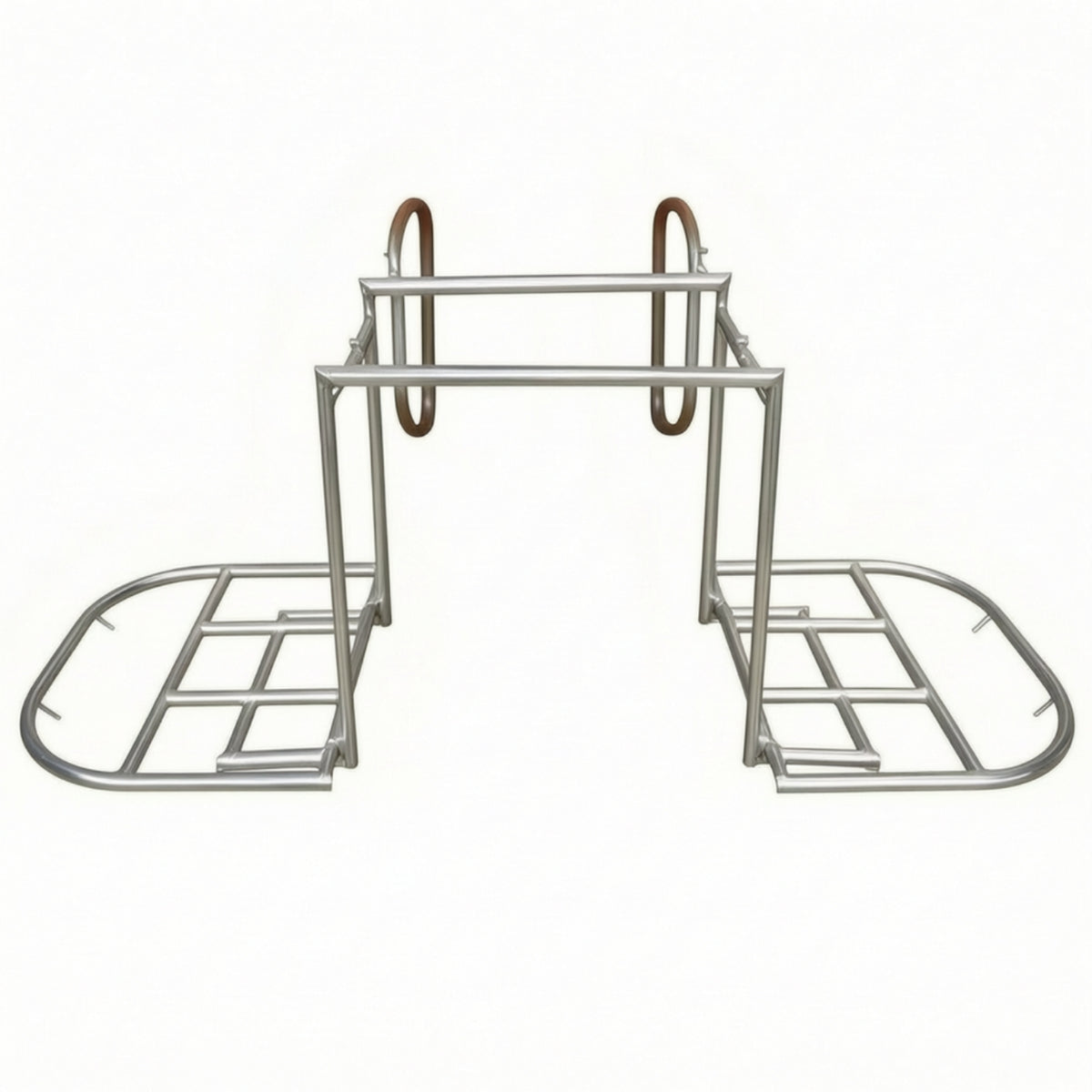 Motorcycle Rear Cargo Rack Stable Rear Cargo Rack Silver for Motorcyclists