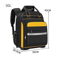 Heavy Duty Tool Backpack Large Capacity Tool Backpack Hard Molded Base
