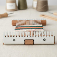 Adjustable Tapestry Loom Stainless Steel Comb Small Wooden Loom for Beginners