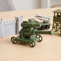WWII Simulation Sandbox Scene Military Vehicle and Fortification Toy Model Set