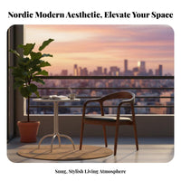 Curved Spinerest Chair Natural Wood Wood Frame Upholstered Wooden Chair Modern Design Ergonomic Spine Assistance for Study
