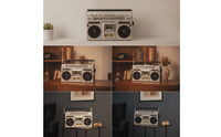 Cassette Player with Stereo Boombox  Convenient Boombox for Music Lovers, Indoor Audio