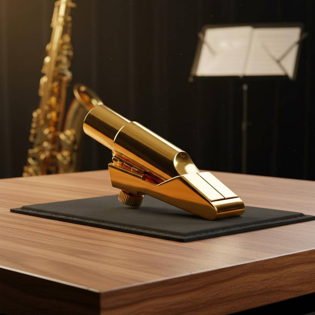 Metal Saxophone Mouthpiece Long-Lasting Alto Sax Mouthpiece Improves Tone