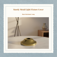 Metal shade holder for hanging lamp fixtures