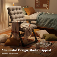 Multi-Position Recliner No Assembly Required for Dorm Room, Students, Homeowners