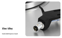 Universal Turntable Headshell Zinc Alloy Construction for Vinyl Enthusiasts, DJs