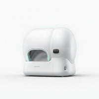 Anti-Scattering Automatic Cat Litter Box Smart Enclosed Cat Litter Box Splash-Proof Pet Supply Privacy for Cats, Home, Living Room