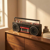 Am Frequency Modulation SW Radio Cassette Recorder Usb Playback Tabletop Radio Recorder Bluetooth Cassette Boombox Power Adapter Power
