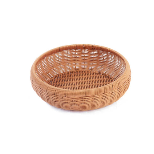 Handwoven Rattan Basket Decorative Rattan Fruit Basket Lightweight