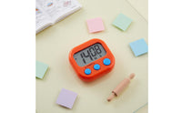 Countdown Timer Electronic Countdown Clock Magnetic Kitchen Timer Digital Countdown Stopwatch with Large Display and Easy Operation Suitable for Baking Cooking Study