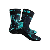 3mm Diving Socks Thermal Snorkeling Socks Safeguarding Footwear Ankle-High for Divers, Snorkelers, Swimmers, Swimming, Beach