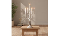 Candelabra with Curved Arms Distressed Candelabra Elegant Candelabrum for Brides, Candlelit Dinners, Home Decor