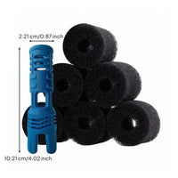 Foam Tip Hose Cleaner Cylindrical Cleaning Tool Plastic