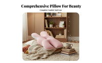 Pressure-Pressure-Relieving Face & Ear Butterfly Memory Foam Pillow Breathable Side Sleeper Pillow Skin-Friendly Material for Adults