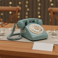 Audio Guestbook Phone Nostalgic Design Guest Book Phone Ceremonial Occasion