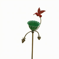 Metal Hummingbird Feeder Curved Arms Hummingbird Feeder Decorative Botanical