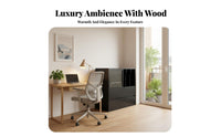 Minimalist floor-standingStanding combination Cabinet Space-Saving Freestanding Storage Hutch configurable Design bookshelf long-lasting Construction for Apartment Dwellers, Book Lovers, property owners, Study Room, Bedroom