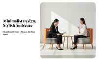 3 Pieces 2 Shellrear Chairs with Side Table Light Luxury Design Conversation Set Minimalist design areaSaving for salon