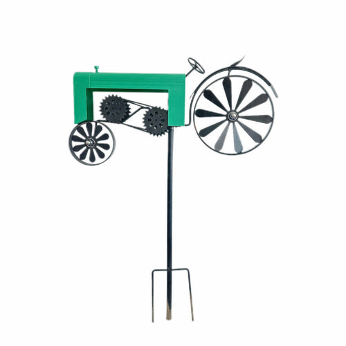 Wind Ornament Rotatable Wheels Metal Rustic Charm Outdoor Decoration for Farmers, Patio