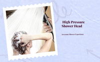 High Pressure Shower Head, Handheld Showerhead Kit, Adjustable No-Drill Installation, Bathroom, Home, Massage Spray