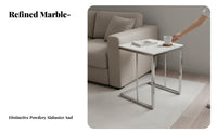 C-Frame Accentuate Table Space-Saving C-Shaped Side Table Easy to Clean Scrape Resistant for Living Room, Small Areas
