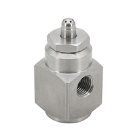 Stainless Steel Nozzle, Mist Nozzle for Industrial Maintenance, Fine Spray Nozzle, Dust Suppression, Liquid Gas Mixing Spray,