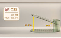 双层可调节鞋架鞋子置物架非鞋柜收纳神器分层隔板家用鞋托省空间 可调节鞋架-灰蓝【10个装】