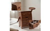 Jewelry Organizer with Drawers Organized Tabletop Jewelry Chest Elegant for Dresser, Vanity