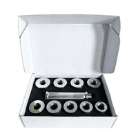 PULUOEN 40 Chrome Steel Steering Knuckle Bushing Remover Tool Set for Trucks