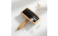 Beech Pet Brush Easy Grooming Wooden Peg Brush Skin Safe