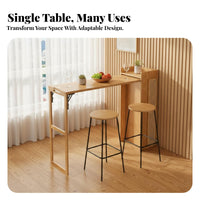 Transformable Sideboard Table Multi-Functional Kitchen Island Space-Saving Design Room Divider Function for Homeowners