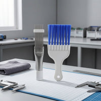 Fin Comb with Coil Brush 2-in-1 Tool Easy to Use for Heat Exchanger Cleaning