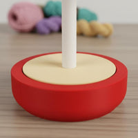 Portable Yarn Spool Stand Lightweight Rotating Yarn Holder Effortless Rotation