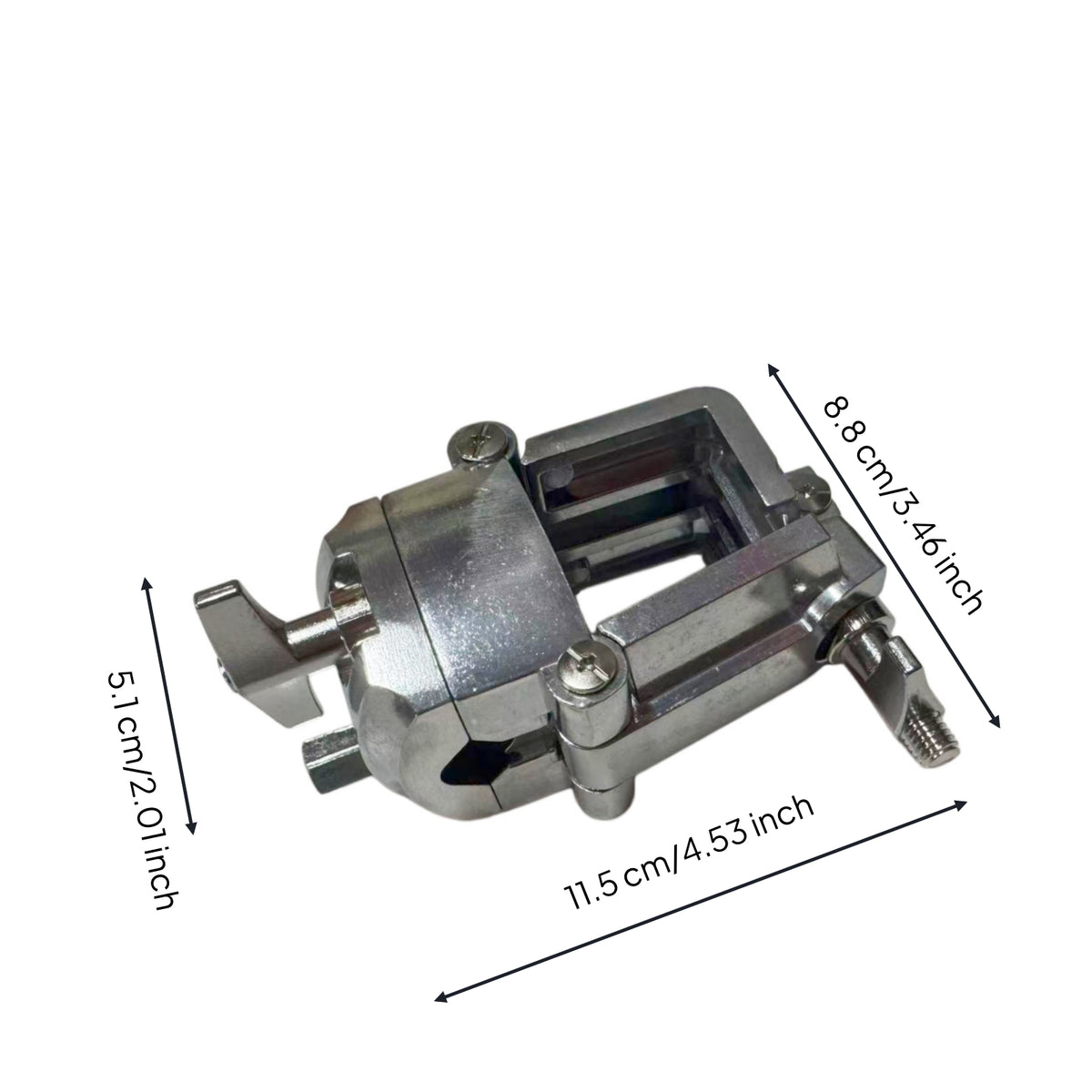 Drum Rack Clamp Compact Drum Rack Connector Easy to Adjust Hardware for Drummers, Live Performances