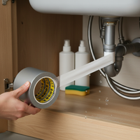 Pipe Wrap Decorative Tape for Bathroom Kitchen Gas Water Pipes - Waterproof, Rust-proof, Self-Adhesive