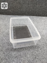滤屎防臭面包虫饲养盒饲养箱透气透明养殖箱 粪便过滤养殖盒子