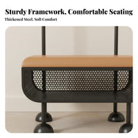 Coat Rack with Shoe Bench comprehensive Design for Foyer