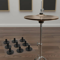 8 Pieces Cymbal Sleeve Replacement Part Plastic Cymbal Base Percussion Accessories Anti-Wear Long-Lasting for Drummers